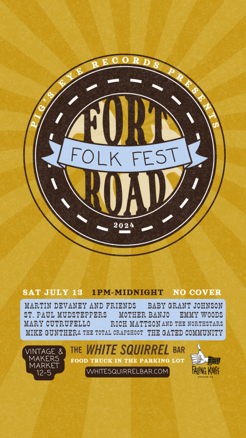 Fort Road Folk Festival The White Squirrel Bar